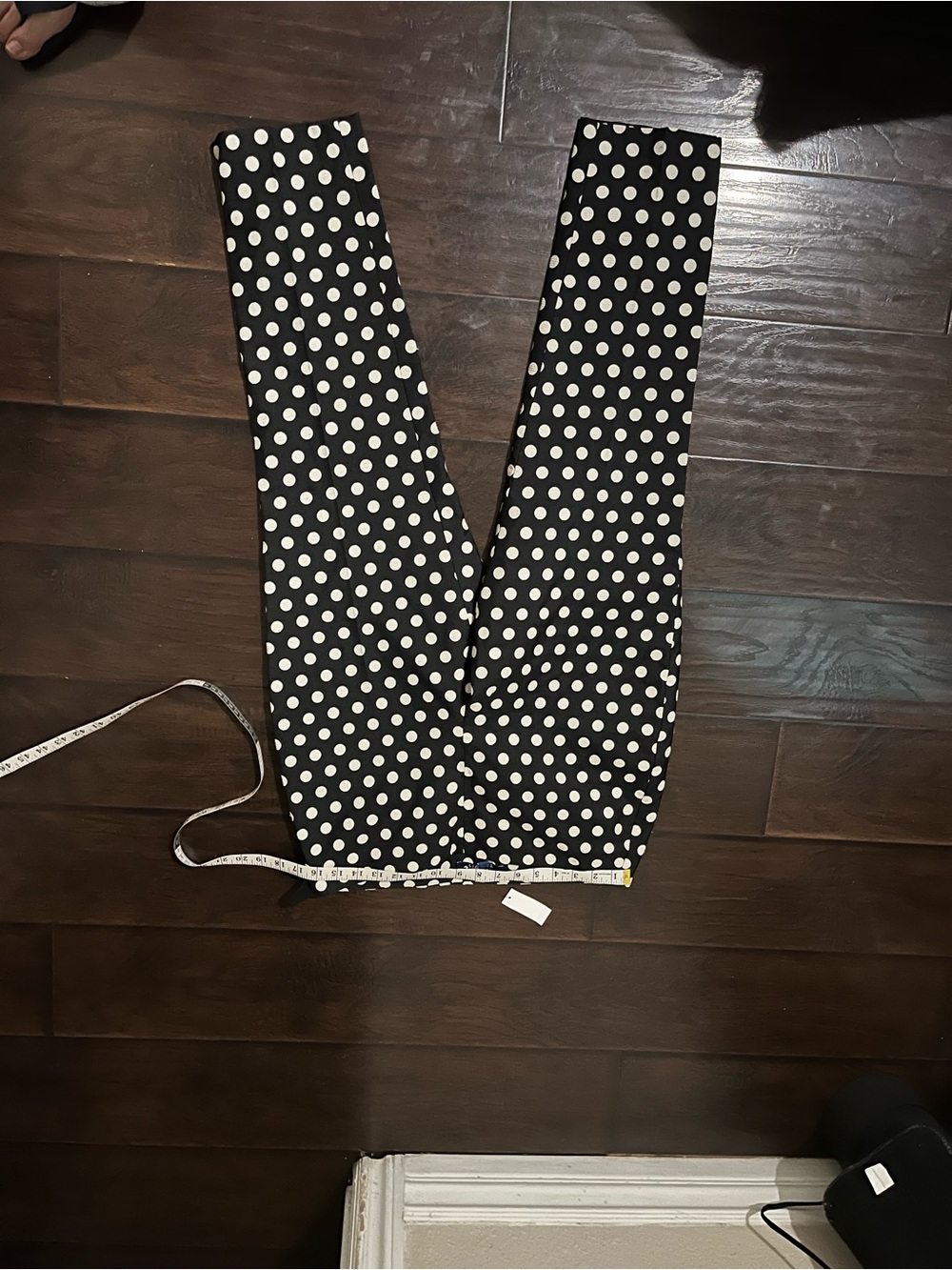 NWT Talbots Black & White Polka Dot Cropped Pants